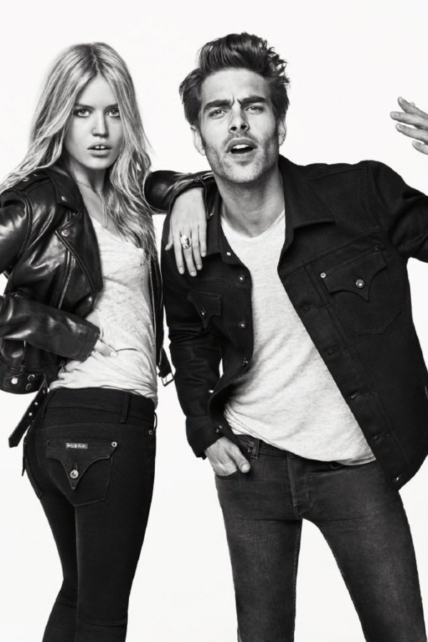 Georgia May Jagger & Jon Kortajarena đầy cuốn hút với thời trang Hudson Jeans Thu / Đông 2013