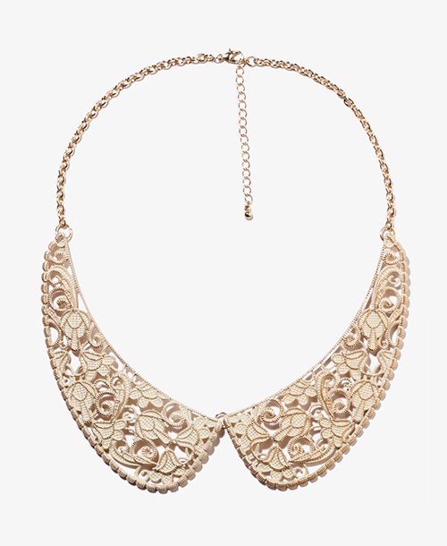 สร้อยคอสไตล์คอลลาร์ สวยเก๋ ฮิตติดลม!! - Accessories - เครื่องประดับ - สร้อยคอลลาร์ - สร้อยคอสไตล์คอลลาร์ - สร้อยคล้ายปกเสื้อ