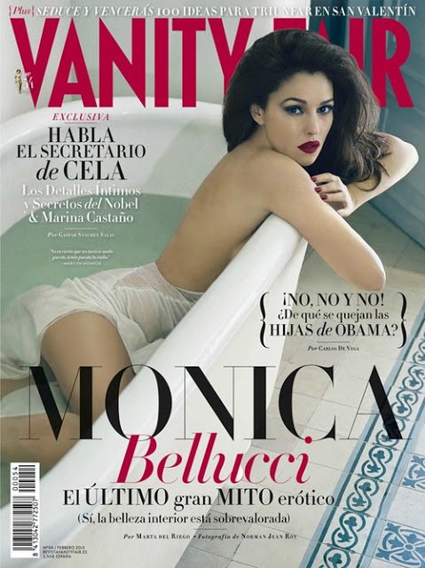 Monica Bellucci gợi cảm trên tạp chí Vanity Fair tháng 2