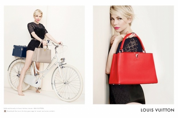 Michelle Williams tiếp tục đồng hành cùng quảng cáo mới của Louis Vuitton - Phụ kiện - Túi xách - Sao - Phong Cách Sao - Bộ sưu tập - Nhà thiết kế - Michelle Williams - Louis Vuitton - Capucines - Alma - Lockit