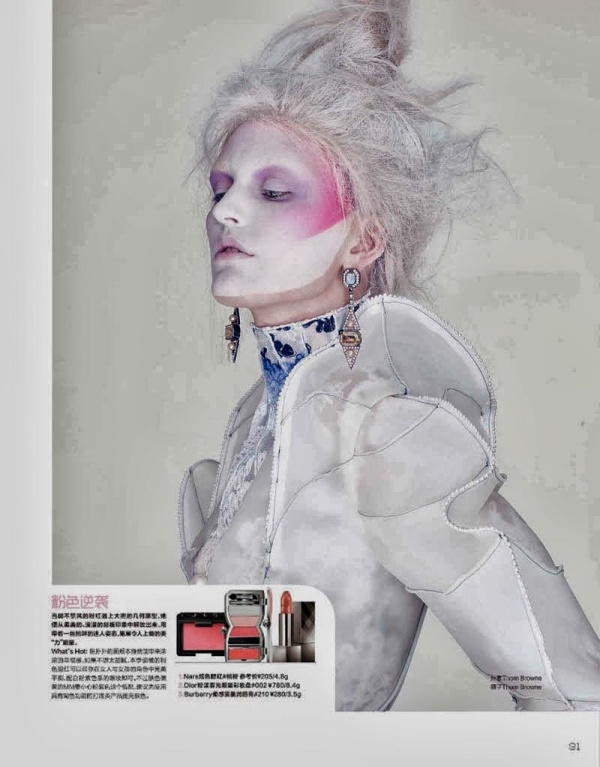 Ali Stephens diện make-up ấn tượng trên tạp chí Marie Claire Trung Quốc tháng 1/2014 - Ali Stephens - Làm đẹp - Hình ảnh - Thư viện ảnh - Người mẫu - Marie Claire - Make-up - Trang điểm