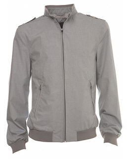 Grey Check Biker Jacket - Burton - Jacket - Men's Wear