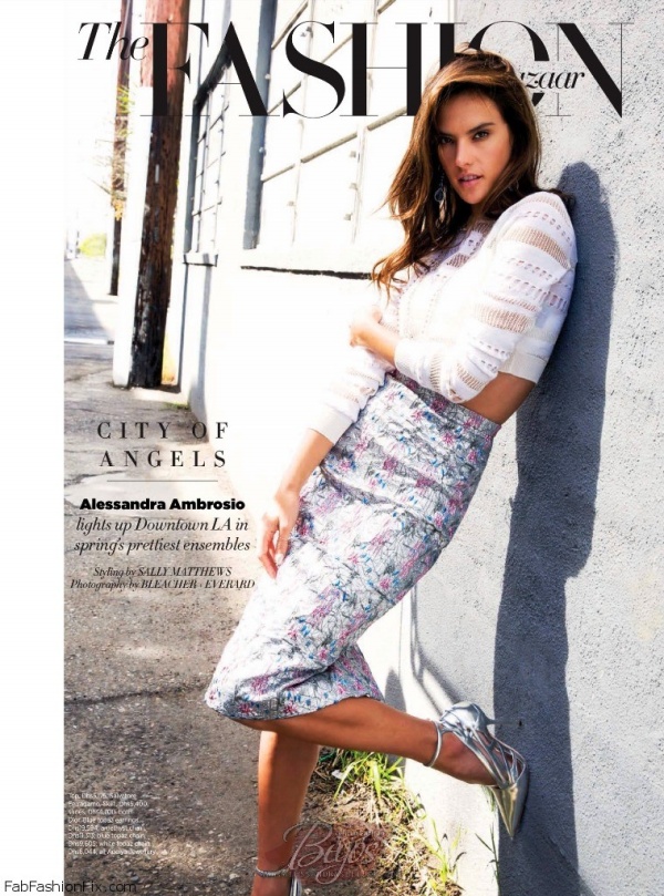 Alessandra Ambrosio trên tạp chí Harper's Bazaar Ả Rập tháng 5 - Alessandra Ambrosio - Người mẫu - Tin Thời Trang