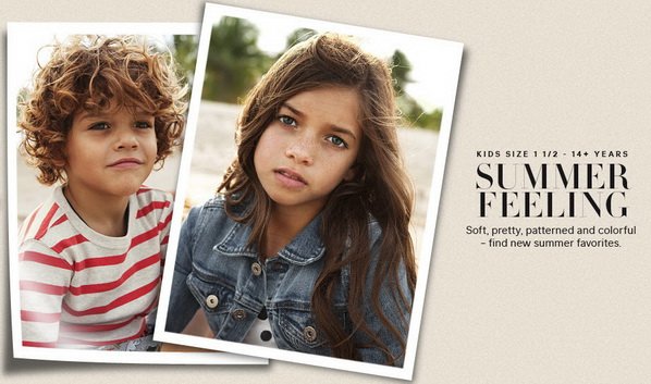 H&M ra mắt BST Summer Feeling dành cho trẻ