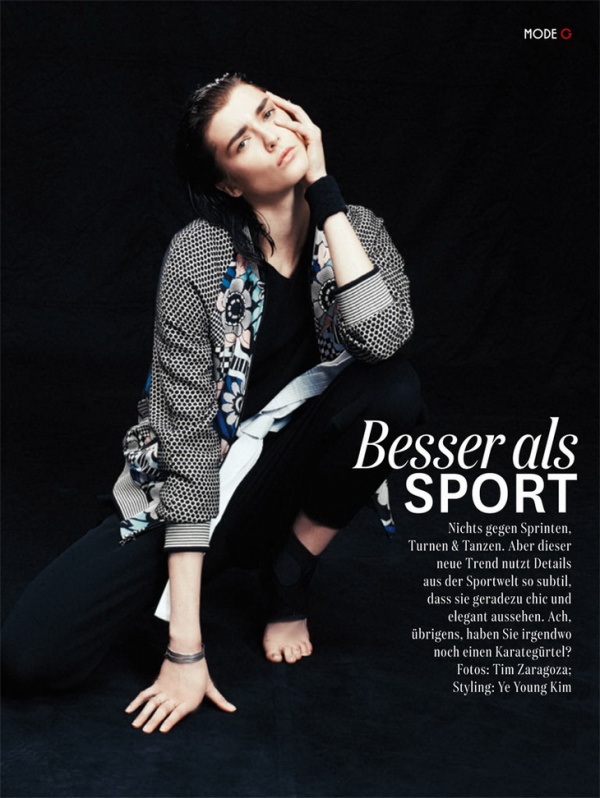 Zen Sevastyanova sporty trên tạp chí Glamour Đức - Tin Thời Trang - Thư viện ảnh - Hình ảnh - Thời trang nữ - Thời trang - Người mẫu - Glamour Đức - Zen Sevastyanova