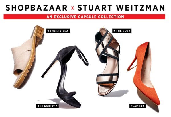 Harper's Bazaar và Stuart Weitzman lần đầu tiên hợp tác ra mắt BST giày thời trang