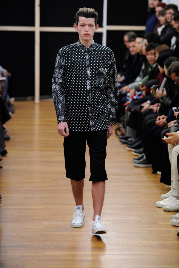 Trẻ trung cùng thời trang nam thu đông 2014-15 của Comme des Garçons Shirt