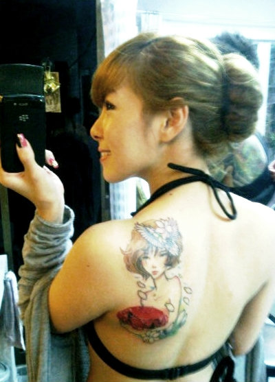 รอยสัก สาวทับทิม VRZO "Sweety Lady Tattoo" - รอยสัก - Sweety Lady Tattoo - ทับทิม VRZO - ศิลปะบนเรือนร่าง