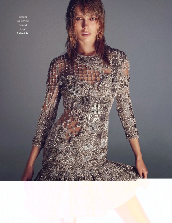 Karmen Pedaru diện thời trang hút mắt trên tạp chí Elle Pháp tháng 3/2014 - Người mẫu - Thời trang - Thời trang nữ - Hình ảnh - Tin Thời Trang - Karmen Pedaru - Elle Pháp