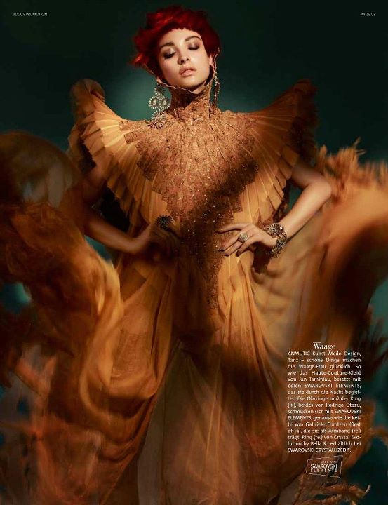 German Vogue: Girls of the Zodiac in Swarovski - Women's Wear - Fashion - Zodiac - Swarovski - German Vogue - photo