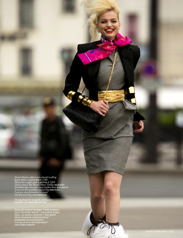 Daphne Groeneveld cá tính xuống phố trên tạp chí Vogue Hà Lan tháng 10/2013 - Daphne Groeneveld - Vogue Hà Lan - Hình ảnh - Thư viện ảnh - Người mẫu - Tin Thời Trang - Thời trang