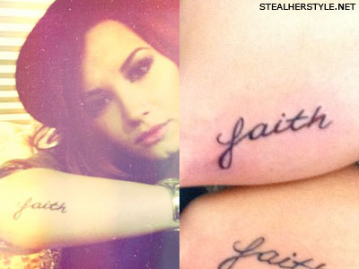 Demi Lovato và những hình xăm đẹp - Hình xăm