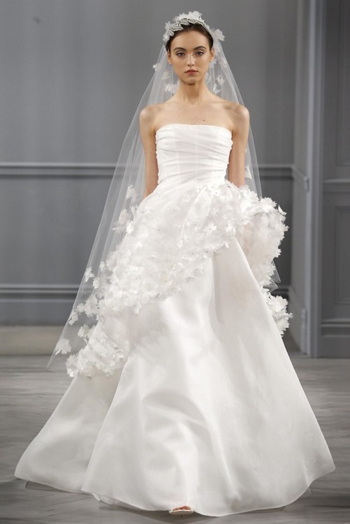 Monique Lhuillier trình làng BST váy cưới trong mơ cho cô dâu trẻ - Monique Lhuillier - Bộ sưu tập - Thời trang nữ - Thời trang cưới - Nhà thiết kế - Thời trang - Váy cưới - Xuân 2014