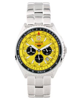 Accurist Yellow Dial Watch