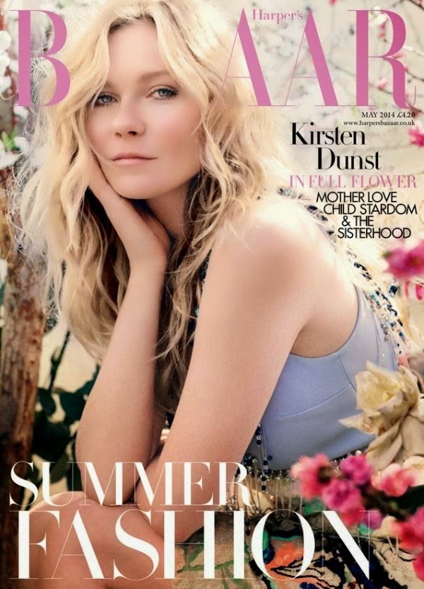 Kirsten Dunst xinh tươi như hoa trên tạp chí Harper's Bazaar Mỹ tháng 5/2014