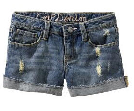 Destructed jean shorts - Gap - Shorts - Kids Wear - Girl