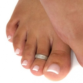 Letnji frenč pedikir - manikir - nokti - nail art - frenc manikir