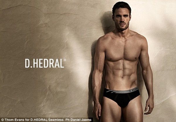 Thom Evans Shows Off Killer Body in D.Hedral's Spring / Summer 2013 Underwear Ad Campaign [PHOTOS]