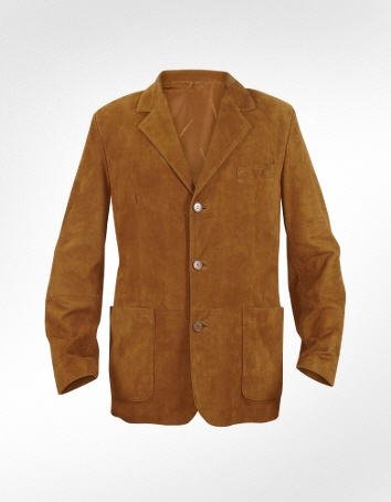 Moreschi Rust Suede Blazer Jacket