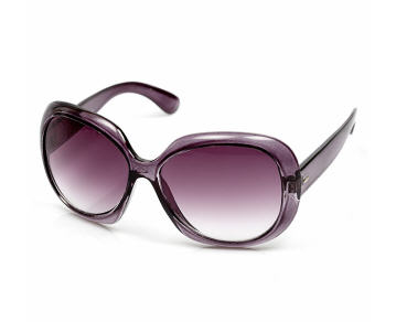Crystal Plum Large Sunglasses - Wallis - Sunglasses