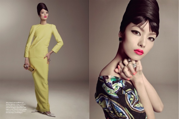 Beautiful Model Fei Fei in Vogue Italia January Issue - Fei Fei - Vogue Italia - Fashion News - Model