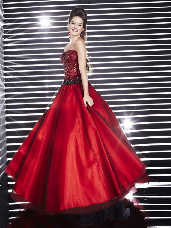 Nổi bật và sexy cùng đầm dạ hội đỏ - Đầm dạ hội - Đỏ