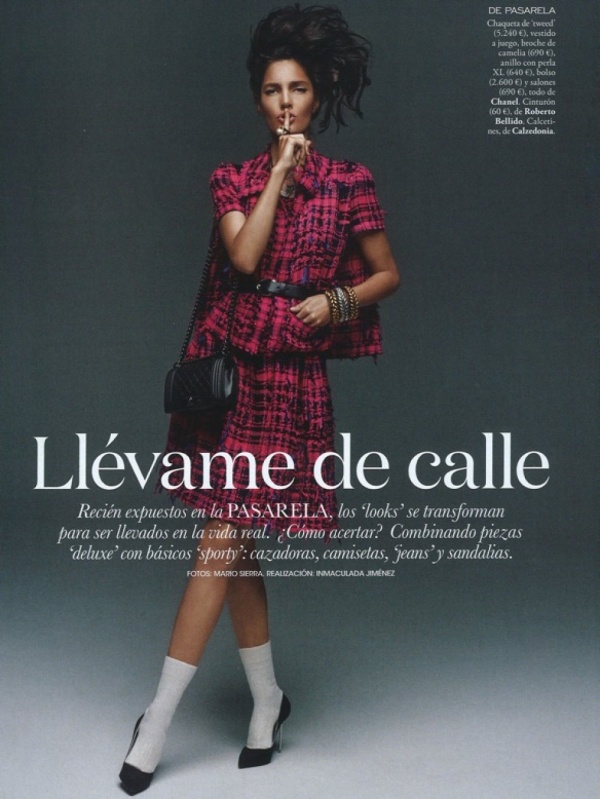Mariana Coldebella Rạng Ngời Trên Tạp Chí Elle Tây Ban Nha Tháng 4/2014 - Người mẫu - Tin Thời Trang - Thời trang - Hình ảnh - Tạp chí - Mariana Coldebella - Elle Tây Ban Nha - Trang bìa