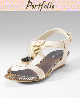 Portfolio Jewelled Wedge Mid Heel Sandals - Marks & Spencer - Women's Shoes