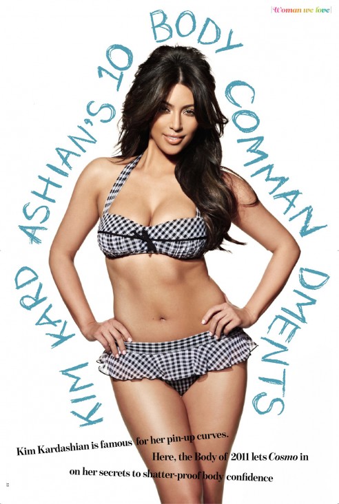 Kim Kardashian Covers Cosmopolitan UK May 2011 - Cosmopolitan - Fashion
