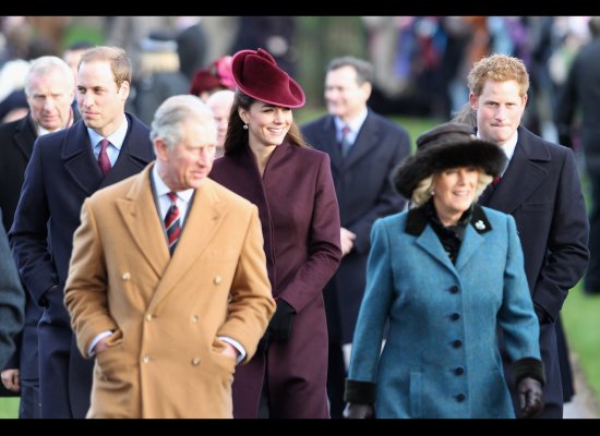 Royal Members in Christmas