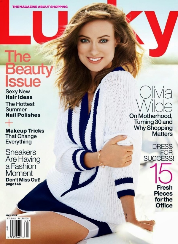 Olivia Wilde tận hưởng cuộc sống xa hoa trên tạp chí Lucky tháng 5/2014 - Olivia Wilde - Lucky - Tin Thời Trang - Hình ảnh - Thời trang - Phong Cách Sao - Sao