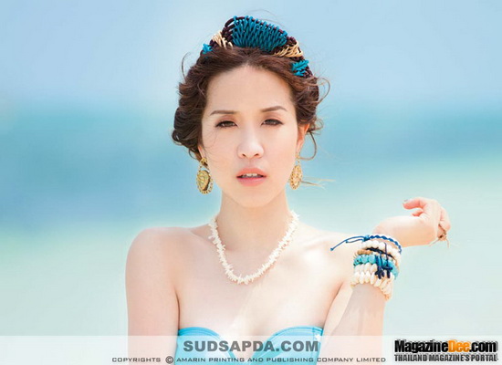 ขาวโอโมกับ พลอย หอวัง!! - พลอย หอวัง - ชุดว่ายน้ำ - นิตยสาร - sudsupda