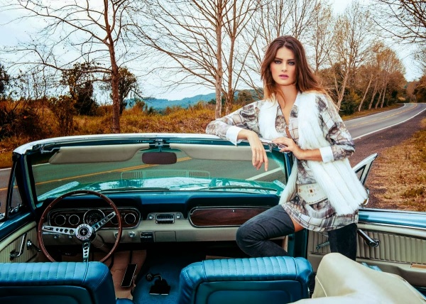 Isabeli Fontana tạo dáng cùng xe sang trong chiến dịch quảng cáo BST Thu Đông 2014 của Morena Rosa - Isabeli Fontana - Người mẫu - Bộ sưu tập - Morena Rosa - Thu / Đông 2014 - Tin Thời Trang
