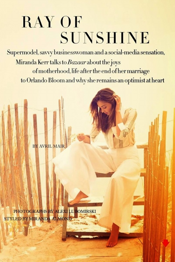 Miranda Kerr lãng mạn trên tạp chí Harper's Bazaar Anh tháng 6/2014 [PHOTOS] - Miranda Kerr - Harper's Bazaar Anh - Người mẫu - Tin Thời Trang - Thời trang nữ - Thời trang - Hình ảnh