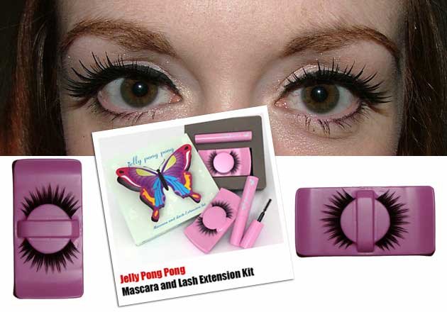 Jelly Pong Pong Mascara and Lash Extension Set (a.k.a. false eyelashes)