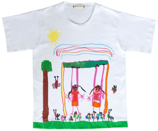 Marni bán áo thun cực cute nhằm hỗ trợ quỹ từ thiện dành cho trẻ em