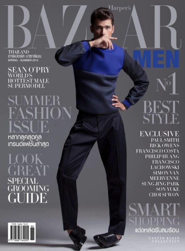 Sean O’Pry Chụp Ảnh Bìa Cho Tạp Chí Harper’s Bazaar Men Thái Lan Xuân/Hè 2014 - Sean O’Pry - Trang bìa - Người mẫu - Tin Thời Trang - Hình ảnh - Tạp chí - Thời trang - Harper’s Bazaar Men