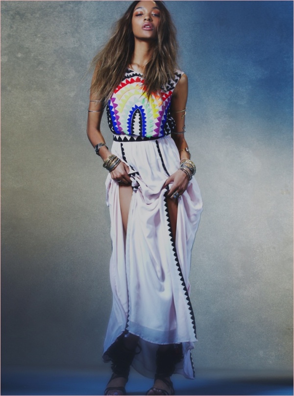 Jourdan Dunn điệu đà cùng đầm Xuân 2014 của Free People [PHOTOS] - Jourdan Dunn - Xuân 2014 - Free People - Thời trang - Thời trang nữ - Hình ảnh - Người mẫu