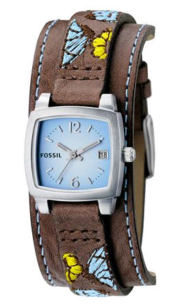 New - Analog Blue Degrade Dial - Fossil - Watch - Women's Watch