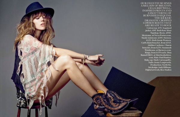 Freja Beha Erichsen diện thời trang Kate Moss thiết kế cho Topshop trên tại chí Vogue Anh tháng 5/2014 - Người mẫu - Thời trang - Hình ảnh - Thời trang nữ - Tin Thời Trang - Freja Beha Erichsen - Vogue Anh - Kate Moss