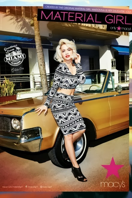 Rita Ora sành điệu giữa Miami trong quảng cáo Xuân 2014 của Material Girl [PHOTOS] - Rita Ora - Xuân 2014 - Material Girl - Thời trang - Hình ảnh - Thời trang nữ - Thời trang trẻ - Sao - Phong Cách Sao - Bộ sưu tập - Tin Thời Trang