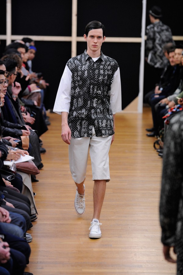 Trẻ trung cùng thời trang nam thu đông 2014-15 của Comme des Garçons Shirt