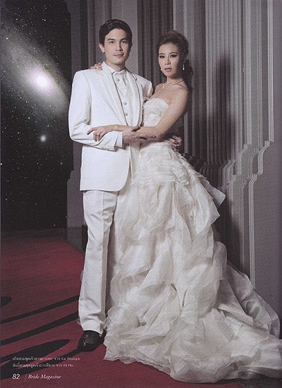 แฟชั่นชุดแต่งงาน คริส-ซันนี่ ใน Bride Magazine