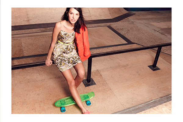 2013-as tavaszi Madewell lookbook a gördeszkaparkból, nemcsak deszkás lányoknak - Madewell - divat - kollekció - 2013-as tavasz - lookbook - tini ruházat - női ruha