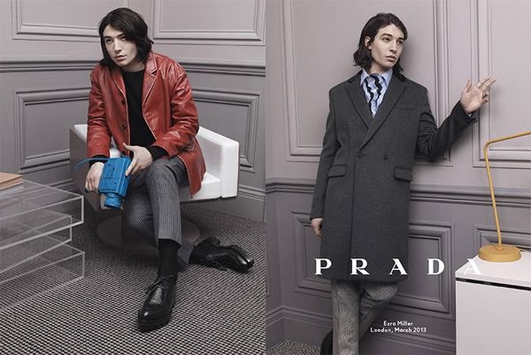 Christoph Waltz, Ben Whishaw Và Ezra Miller Trong Chiến Dịch Quảng Cáo Thu/Đông 2013 Của Prada - Christoph Waltz - Ben Whishaw - Ezra Miller - Sao - Chiến dịch quảng cáo - Thu/Đông 2013 - Prada - Thời trang - Tin Thời Trang - Thời trang nam