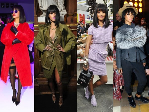 Ngắm xì tai của Rihanna xuyên suốt Tuần lễ thời trang Paris Thu/Đông 2014 [PHOTOS]