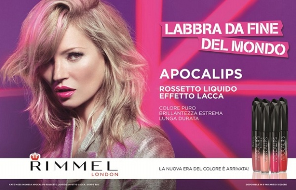 Kate Moss for Rimmel London New 'Apocalips' Lip Lacquer Collection - Kate Moss - Rimmel London - Lip Lacquer - Collection - Designer - Fashion News - Celeb Styles - Cosmetic