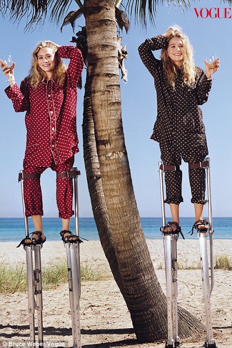 'We think big... huge!': Mary-Kate and Ashley Olsen pose in pyjamas as they reveal secrets behind their billion dollar empire