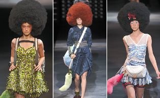 Afro frizure su ponovno IN: Louis Vuitton plovi u sedamdesete