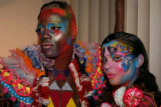 Backstage Pass To LFW Autumn 2010: House of Blue Eyes - Blue Eyes - Makeup